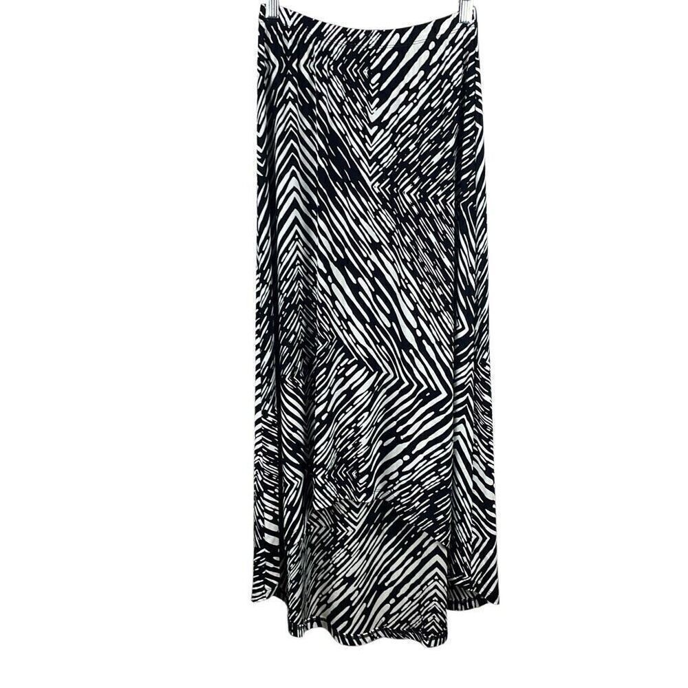 Chico's Hi-Low Hem Slinky Fabric Maxi Skirt 0